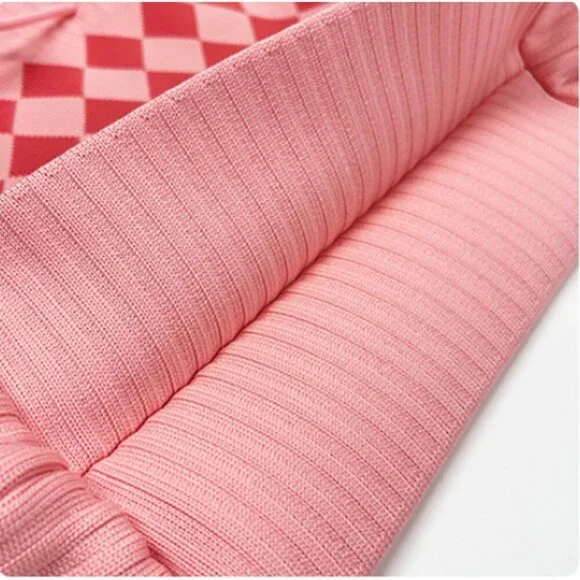 Women Knit Bucket Bag Lightweight Shoulder Crossbody Purse Stylish Trendy - Picture 7 of 8